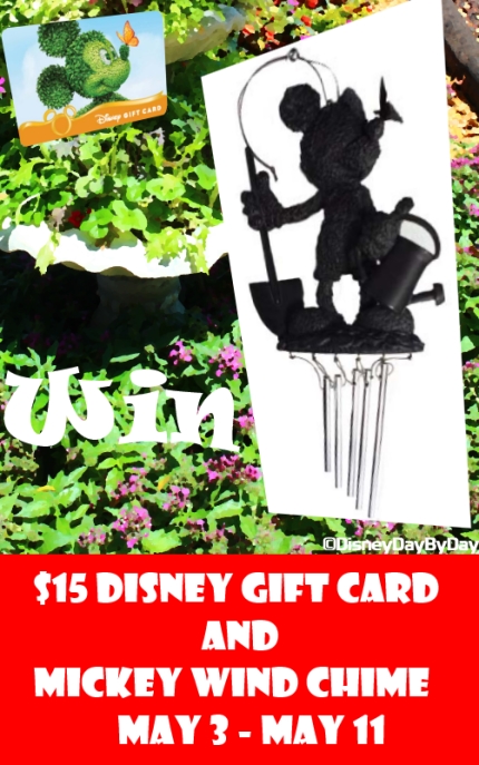 Happy May #Giveaway – Mickey Wind Chime and Disney Gift Card