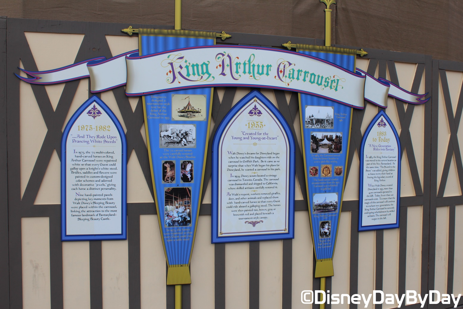 King Arthur Carrousel at Disneyland