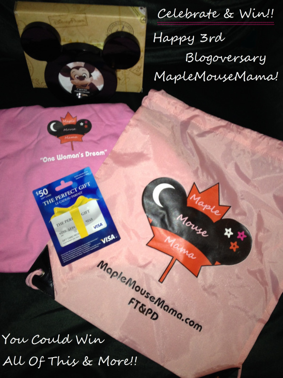 Celebrating MapleMouseMama’s 3rd Blogoversary #Giveaway