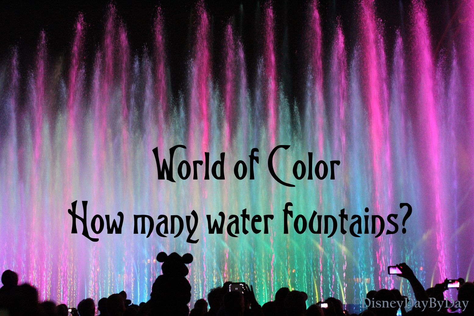 Disney Trivia – How many fountains in the World of Color?