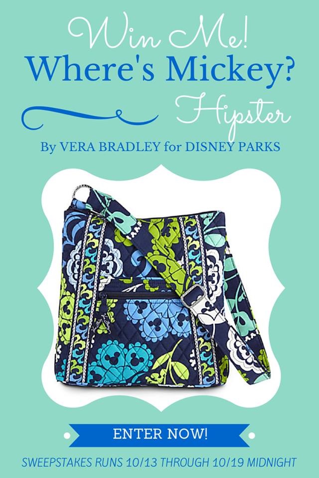 Giveaway : Where’s Mickey? Hipster Bag by Vera Bradley