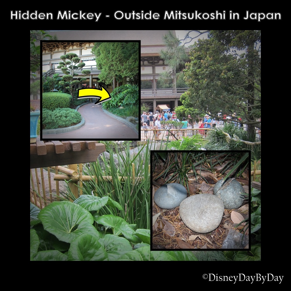 Hidden Mickey – Outside Mitsukoshi in Japan