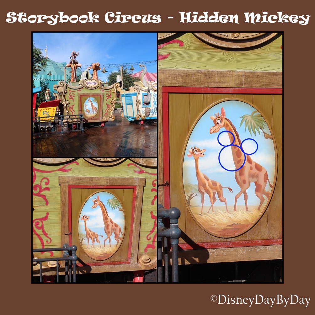 Hidden Mickey – Storybook Circus