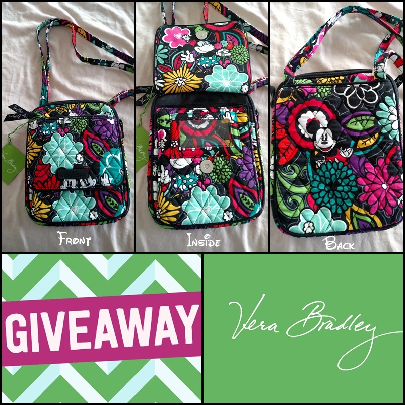 Mickey’s Magical Blooms Mini Hipster Bag by Vera Bradley – GIVEAWAY