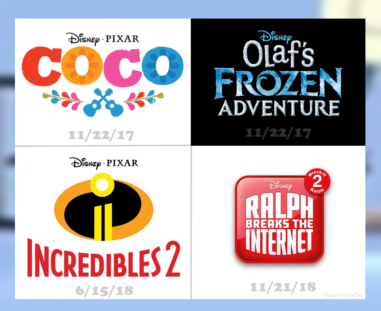 Walt Disney and Pixar Animation Studios New Movie Dates