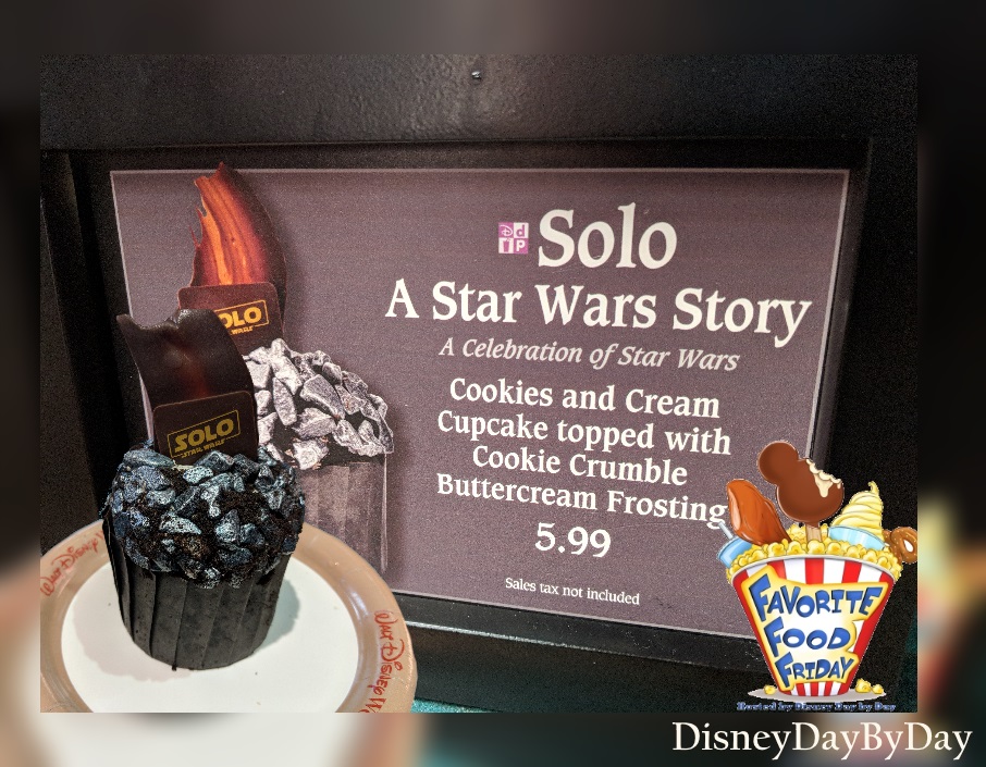 Favorite Food Friday – Solo Star Wars Cupcake
