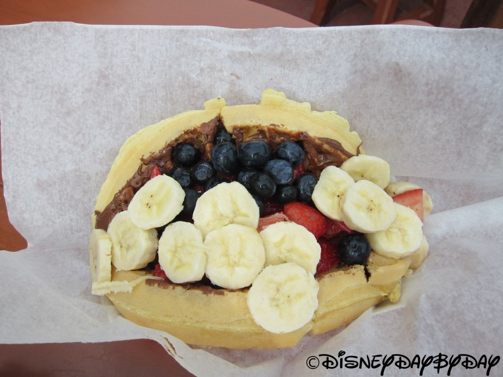 Favorite Food Friday Nutella and fresh fruit waffle sandwich