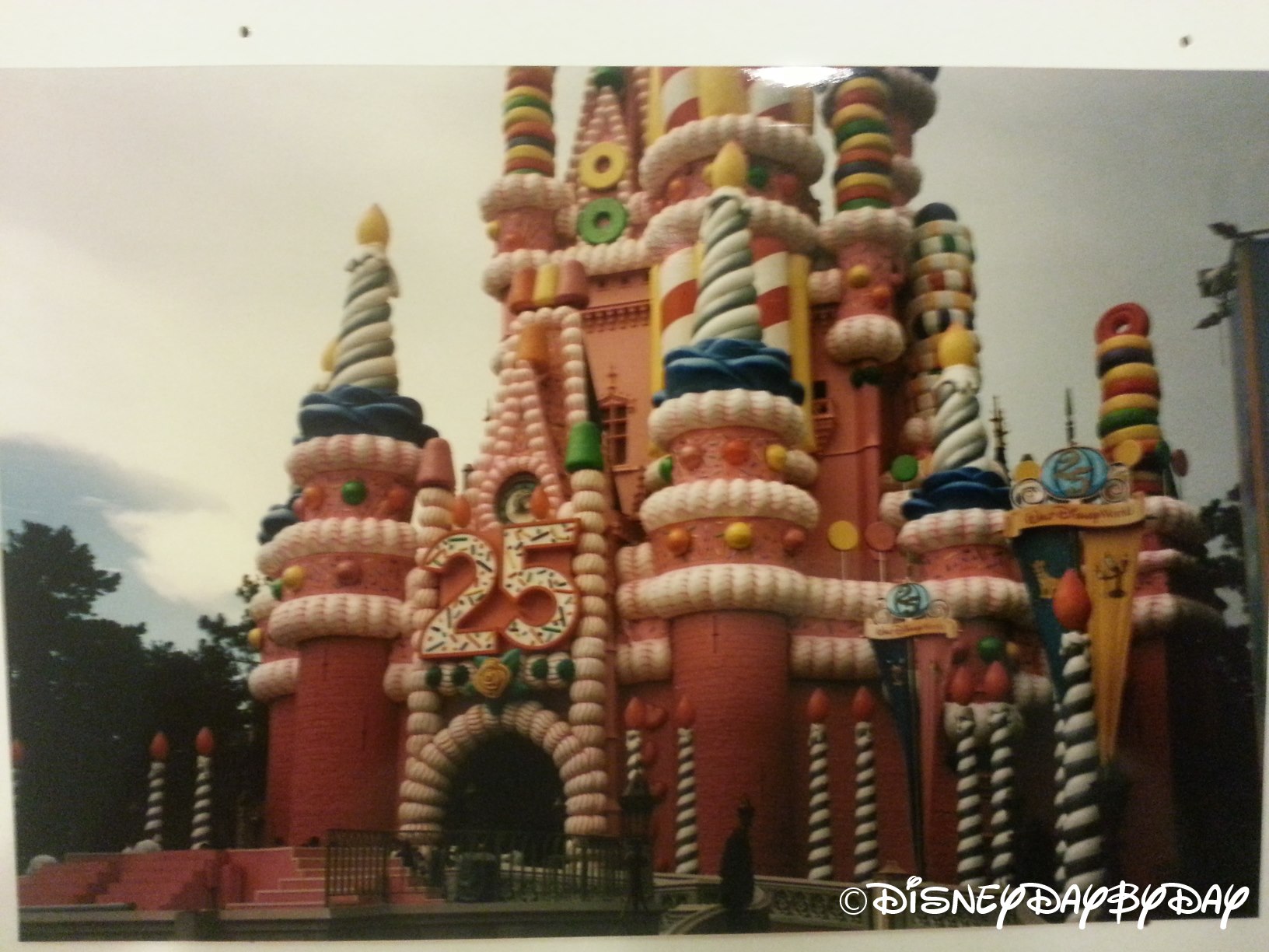 Fastpass to History:  25th Anniversary Cake